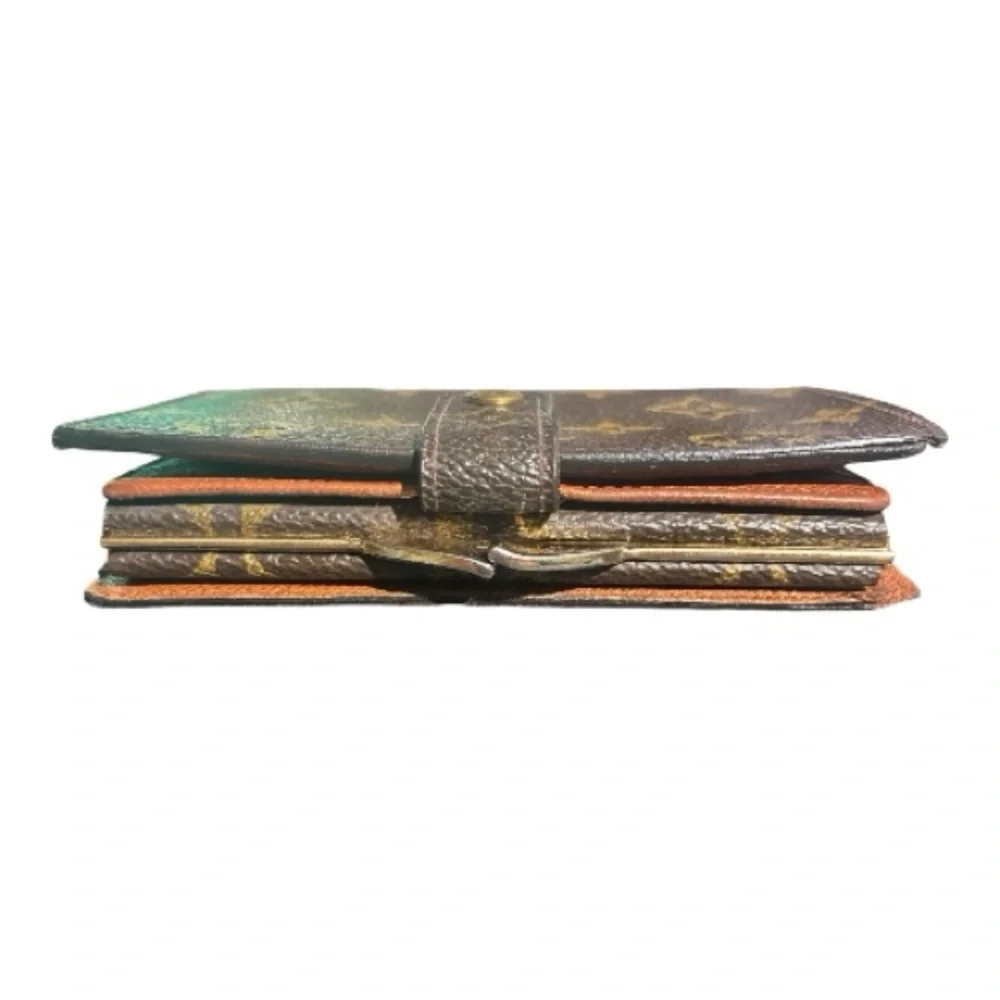 Louis Vuitton Monogram Kisslock Porte Monnaie Billets Viennois Wallet - Picture 4 of 15